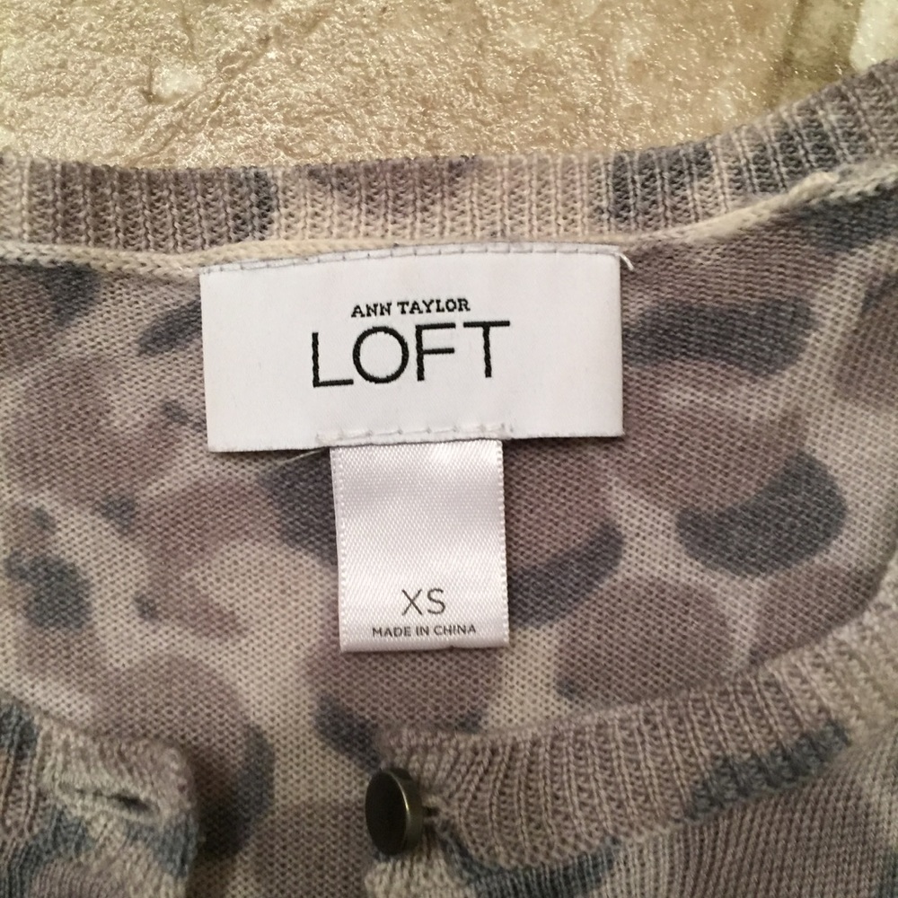 LOFT crew neck cardigan - Picture 2 of 4